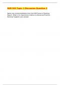 NUR502 TOPIC 1 DISCUSSION QUESTION 2 CORRECTLY ANSWERED &sol;LATEST UPDATE VERSION&sol; GRADED A&plus;