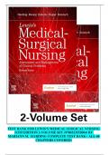 TEST BANK FOR LEWIS’S MEDICAL SURGICAL NURSING  11TH EDITION 2-VOLUME SET (9780323552004) BY  MARIANN M. HARDING COMPLETE TEST BANK ( ALL 68  CHAPTERS COVERED)