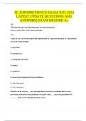 FL JURISPRUDENCE EXAM 2023-2024 LATEST UPDATE QUESTIONS AND ANSWERS&vert; EXAM GRADED A&plus;