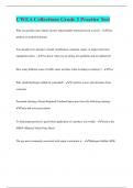 CWEA Collections Grade 2 Practice Test &vert; Questions with 100&percnt; Correct Answers &vert; Latest Update 2024 &vert; Verified