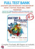 Test Bank Anatomy and Physiology 11th Edition (Patton, 2023) Chapter 1-48 | All Chapters