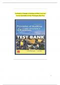 Test bank For Principles of Auditing and Other Assurance Services 22nd Edition by Ray Whittington, Kurt Pany