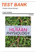 Test Bank for Principles of Human Physiology, 6th Edition (Stanfield), All Chapters
