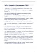 WGU Financial Management C214