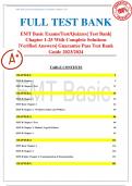 EMT Basic Exams/Test/Quizzes| Test Bank| Chapter 1-25 With Complete Solutions |Verified Answers| Guarantee Pass Test Bank Guide 2023/2024
