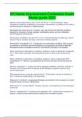 NY Home Improvement Contractor Exam Study guide 2023