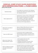 CGSCILE&lowbar;COMP STUDY GUIDE QUESTIONS WITH VERIFIED SOLUTIONS  &comma;&comma;&comma;&comma; FLASH CARDS 