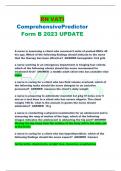 RN VATI ComprehensivePredictor Form B 2023 UPDATE