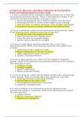 ATI MENTAL HEALTH A 2019 PROCTORED EXAM 70 QUESTIONS  WITH CORRECT ANSWERS HIGHLITED STUDY GUIDE