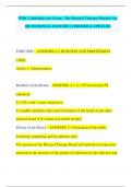 PTBC California Law Exam - The Physical Therapy Practice Act &vert;QUESTIONS & ANSWERS &vert; VERIFIED & UPDATED