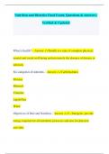 Nutrition and Dietetics Final Exam&vert; Questions & Answers &vert; Verified & Updated