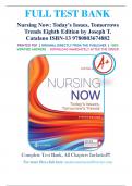 Test Bank for Nursing Now: Today's Issues, Tomorrows Trends Eighth Edition by Joseph T. Catalano ISBN 9780803674882 Chapter 1-28|Complete Guide A+