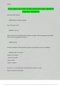 HTML AND CSS STUDY GUIDE QUESTION AND ANSWERS &lpar;VERIFIED ANSWERS&rpar;