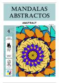 Mandalas Abstractos 4 - Estilo Amazon para encuadernar a doble cara
