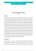BIOL 204 LAB REPORT 1 EFFECTS OF OSMOSIS ON MODEL CELL ATHABASCA UNIVERSITY