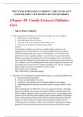 Chapter 20: Family-Centered Palliative Care   Test Bank for Wong's Nursing Care of Infants And Children 11th Edition by Hockenberry