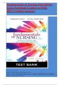 Fundamentals of Nursing 3nd Edition Yoost Test Bank Graded A+With 100%Verified Answers.