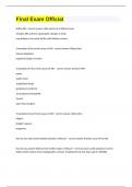Final Exam Official