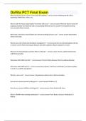 DaVita PCT Final Exam
