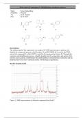 Organic chemistry report experiment 4 Identification of an unknown mixture