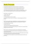 Davita Final exam