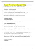 Davita Final Exam &lpar;Study Guide&rpar;