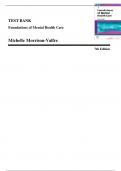 Test Bank - Foundations of Mental Health Care&comma; 7th Edition &lpar;Morrison-Valfre&comma; 2021&rpar;&comma; Chapter 1-33 &vert; All Chapters