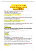 NURSING FUNDAMENTA Fundamentals Of Nursing Questions and Answers &lpar;Latest&comma; 2023&sol;2024&rpar;