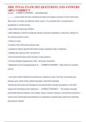MDC FINAL EXAM 2023 QUESTIONS AND ANSWERS 100&percnt; CORRECT