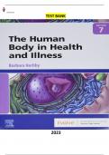 Test Bank for The Human Body in Health and Illness 7th Edition by Barbara Herlihy - Complete&comma; Elaborated and Latest Test Bank - ALL&lpar;1-27&rpar;Chapters Included and Updated&period;