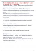 RASMUSSEN MDC1 EXAM 2 2023 QUESTIONS AND ANSWERS 100&percnt; CORRECT