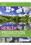TEST BANK FOR HEALTH PROMOTION THROUGHOUT THE LIFE SPAN 9TH ED BY EDELMAN