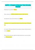 AAPC - Chapter 2 Review Test Already Passed