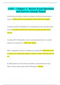 AAPC - Chapter 4 - Review Exam Questions and Answers Already Passed