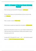 AAPC - Chapter 3 Review Exam Already Passed