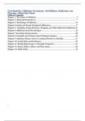 Test Bank for Addiction Treatment, 3rd Edition, Katherine van Wormer, Diane Rae Davis.