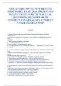 NGN ATI RN COMMUNITY HEALTH  PROCTORED EXAM 2020 FORM A AND  B EACH VERSION WITH 70 ACTUAL  QUESTIONS WITH DETAILED  CORRECT ANSWERS &lpar;100&percnt; CORRECT  ANSWERS&rpar; NEW&excl; NEW&excl;