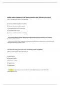 Module EXAM 2/Pediatrics CCRN Review Questions with rationale (from AACN)