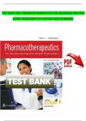 TEST BANK For Pharmacotherapeutics for Advanced Practice Nurse Prescribers 5th Edition Woo Robinson| Verified Chapter's 1 - 55 | Complete