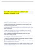   ServSafe Manager 2022 questions and answers latest top score.
