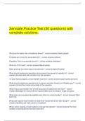  Servsafe Practice Test &lpar;50 questions&rpar; with complete solutions&period;