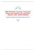 NRNP 6552 Week 3 Case Study Contraceptive 