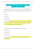 ASE A6 practice test questions and answers 100&percnt; pass