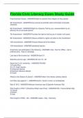 Florida Civic Literacy Exam Study Guide