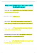 ASP Exam Preparation &lpar;2022&sol;2023&rpar; with Certified Answers
