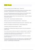 MHIC Exam 2023 questions and answers