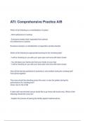 ATI Comprehensive Practice with NGN Questions & Answers 2023&sol;2024 update &lpar;A&plus; GRADED&rpar;