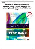 Test Bank for Pharmacology A Patient Centered Nursing Process Approach, 11th Edition 