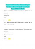 Wastewater Collector Class D License Chapter 6 Questions and Answers Already Passed Latest  Updated 2023 &vert; Graded A&plus;