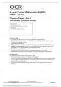 A Level Further Mathematics B &lpar;MEI&rpar;
